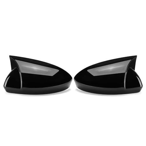 Capot de rétroviseur Megane 4 MK4 coque aile carbone noir brillant 2016