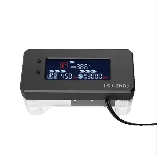 Compatible for Freeze MOD Electronic Alarm LSJ-ZNBJ Pump Flow Rate Shutdown and overheating Alarm (Black)