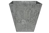 Artstone - Topf Ella - Grau - 45x45 - Für den Innen- und Außeneinsatz - Mit Drainagesystem