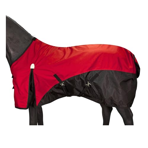 Image of BARN & STABLE 600D Ripstop Lightweight Horse Turnout Sheet No Fill,Water-Resistant & Breathable Horse Blanket for Spring and Mild Weather, with Anti-Rub Fleece Withers