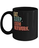 Loom Network Crypto, Eat Sleep Loom Network Repeat Mug 11oz, black