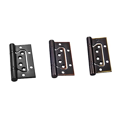 OUNONA Stainless Steel Hinges Concealed Hinge Spring Hinges Furniture Hinges Black