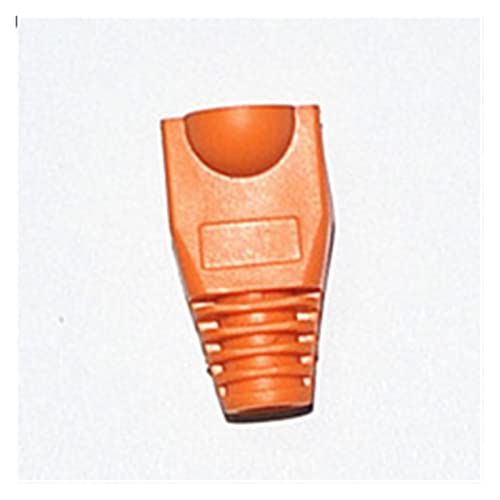 Capuchon RJ45 Ethernet Cat6 protection connecteur de câble réseau RJ-45 manchon orange x20