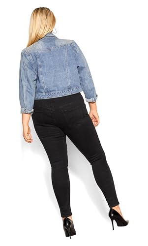 CITY CHIC Women's Plus Size Jean-Asha Patch Corset3