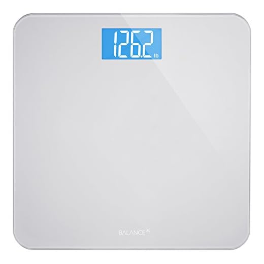 Greater Goods Digital Weight Bathroom Scale, Shine-Through Display, Accurate Glass Scale, Non-Slip & Scratch Resistant, Body Weight