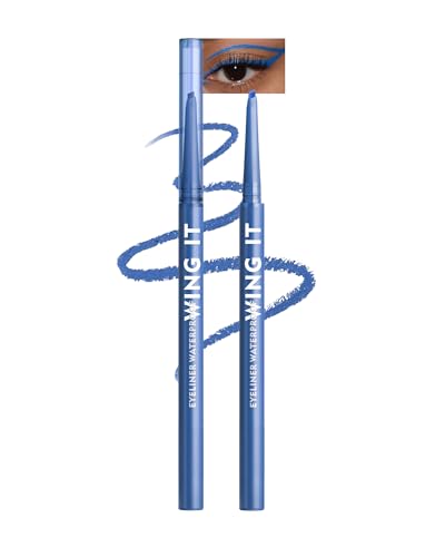 Delineador Gel Waterproof Azul Mate Larga Duración miniatura 1