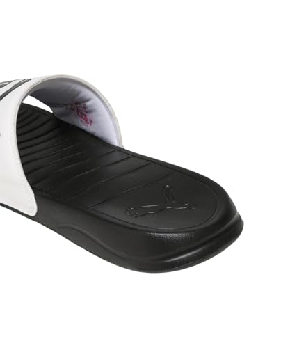 Puma Unisex-Erwachsene Popcat 20 Res Slide Sandal, Schwarz-Weiß, 9 UK – Ansicht 4
