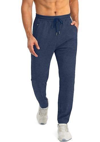 Image of G Gradual Men's Sweatpants with Zipper Pockets Tapered Joggers for Men Athletic Pants for Workout, Jogging, Running