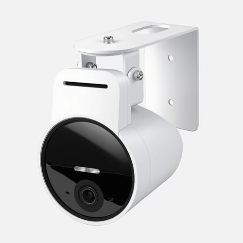 MagitcSee Anti-Drop Camera Wall Mount Fits for SimpliSafe Outdoor Security Cam Series 2 360 Adjustable Anti-Theft Metal Camera Bracket Holder Provides Better Viewing Angle