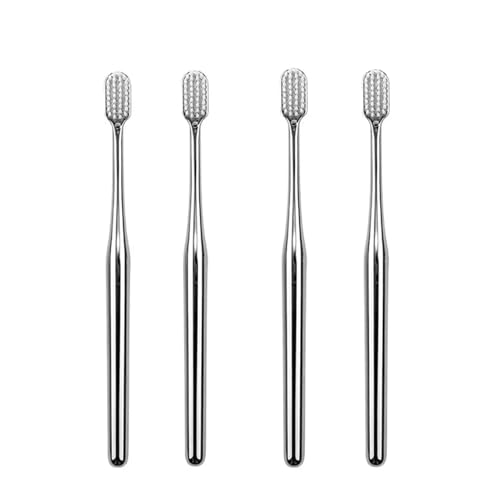 Cepillo de dientes suave manual elegante cepillos de dientes para adultos hombres mujeres 4pcs 2