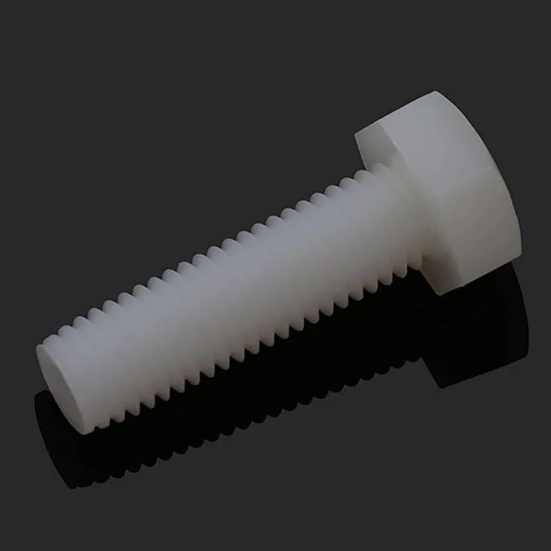 MNUPL Bullone in plastica di nylon bianco, viti di fissaggio