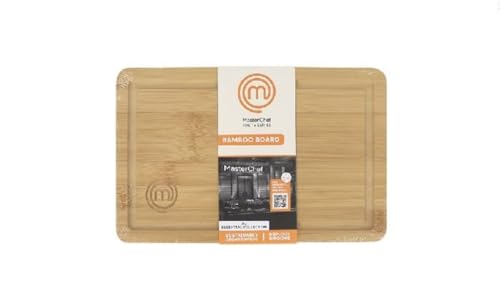 Mini Tabla de Cortar de Bambú MasterChef - Pequeña 23x12 cm | Resistente y Ecológica | Madera Natural Antibacteriana | Ligera y Duradera | Cocina Diaria para cortar y servir