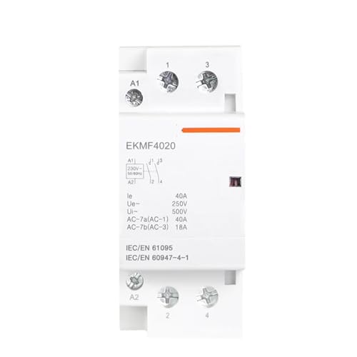 Contacteur modulaire CA 220V 2P 40A 2NO EKMF-4020-230 pour tableau électrique