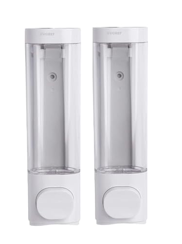 Image of EVGREF Liquid handwash Soap Dispenser for Bathroom and Kitchen (Set of 2)(White, 280 ML)
