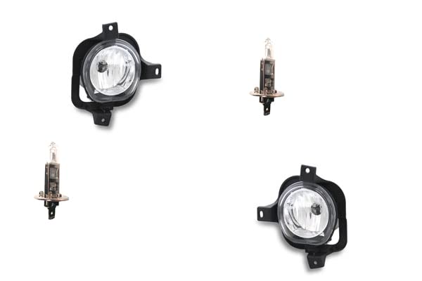 Johns, Phare antibrouillard avant compatible avec Ford Ka 09 02/09- Set gauche et droite avec H1