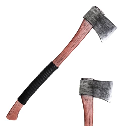 26 Inches Fake Foam Viking Axe Weapons Prop Halloween Medieval LARP Cosplay Costume Accessories
