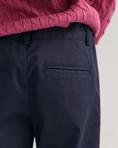 Gant Unisex Para CriançA. 815004 CalçAs Chino Azul-Marinho De Ajuste Regular Para CriançAs (2AñOs= 92Cm), Casual, AlgodãO, AlgodãO OrgâNico, - 3