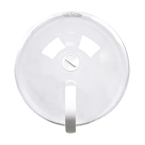 Couvercle transparent pour assiette à micro-ondes, 9,2 cm, couvercle anti-éclaboussures An-Ti avec trous pour ouverture de vapeur, pour aliments, couvercle...
