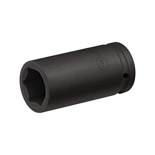 Image of Jetech 3 /4 Inch Drive 1-1 /8 Inch Deep Impact Socket, Made with Heat-Treated Chrome Molybdenum Alloy Steel, 6-Point Design, SAE