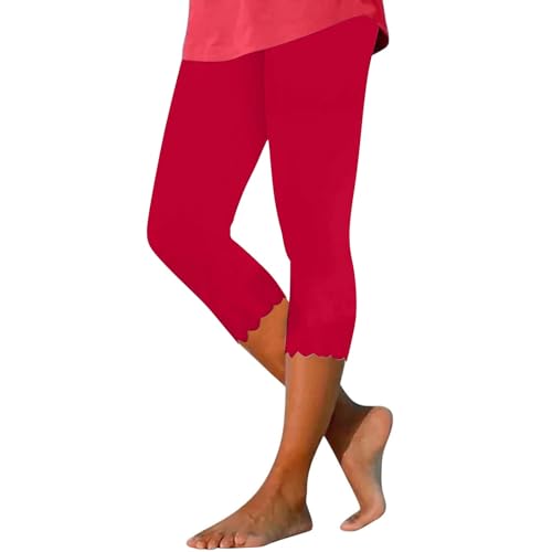 Leggings da donna Active Wear leggings cargo da donna a vita alta pantaloni da trekking da donna gamba corta da donna a vita alta palestra stampa leopardata, Rosso, 3XL Leggings da donna Active Wear leggings cargo da donna a vita alta pantaloni da trekking da donna gamba corta da donna a vita alta palestra stampa leopardata, Rosso, 3XL