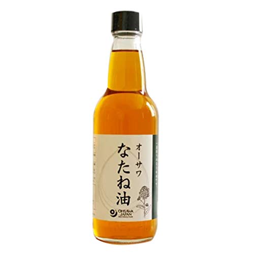 無添加 国産100% なたね油 ( ビン ) 330g×1本 ★ 宅配便 ★ 古来の玉締め圧搾法で搾った、一番搾りですから良質です。