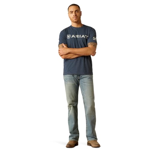 ARIAT Men's Shield Flag T-Shirt3
