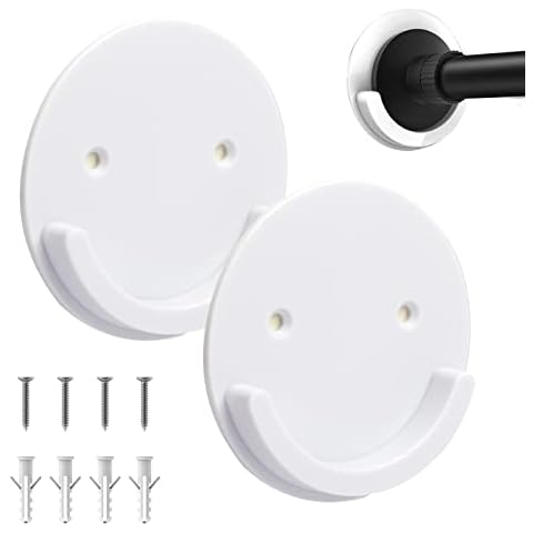 Runmeihe Universal Shower Curtain Rod Holder Cover