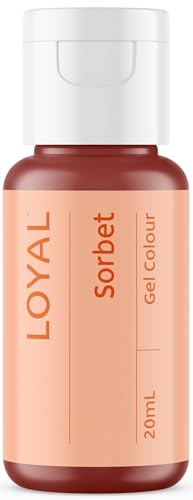 Image of Loyal Gel Food Coloring | Vibrant Color for Buttercream, Fondant, Royal Icing, Gum Paste, Marzipan and Cake Batter | Gel-Based Concentrated Food Dye - 20ml Sorbet