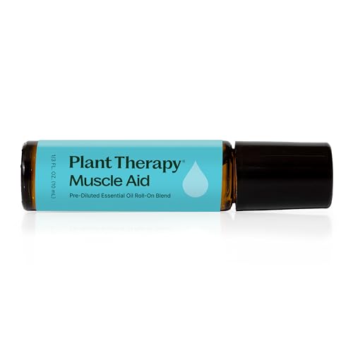 Plant Therapy Muscle Aid Essential Oil Blend Roll-On