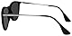 OPULIZE Jet Sonnen Leser Brille 2er Pack Stilvoller großer Designer-Rahmen Kratzfest Getönte Linse UV400-Schutz Schwarzgummierte Vorderseite Schildpattbraune Herren Damen SS96-12 +1.00