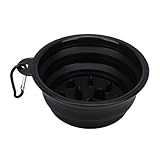 ZJchao Shaving Soap Bowl Silicone Foldable Lathering Cup with Textured Bottom for Men Black Travel Friendly Wet Shaving Essential Durable Lightweight Non Slip Design Easy to Clean