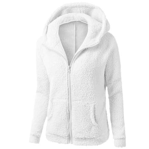 Girls Fleece Jacket Wool Sherpa Fuzzy Thermal Kids Winter Coat Solid Preppy Loose Warm Back to School Zip Up Hoodies3