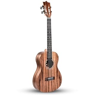 Minor Imperfections – Caramel – 26″ Tenor Striped Grain Acacia KOA Ukulele CT207 - Les Beatles, Paul McCartney, John Lennon, RIngo Starr, George Harrison