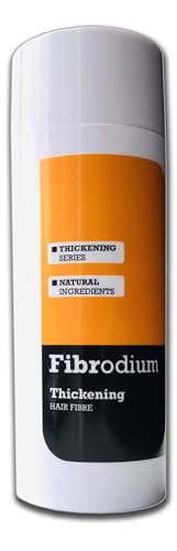 Fibrodium Hair Building Fibers, Premium Quality Fibre Hair Powder Hair Fibres - Hair Loss Concealer for Men and Women - Bald Spots & Thinning Hair (Dark Brown)
