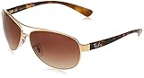 Ray-Ban RB3386 Aviator Sunglasses, Arista/Brown Gradient, 67 mm