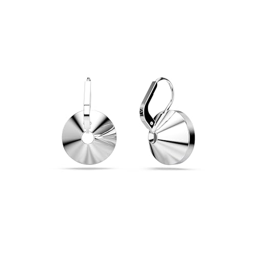 Swarovski Bella Drop Earrings, Round Cut Crystal, Lever Back Closure4