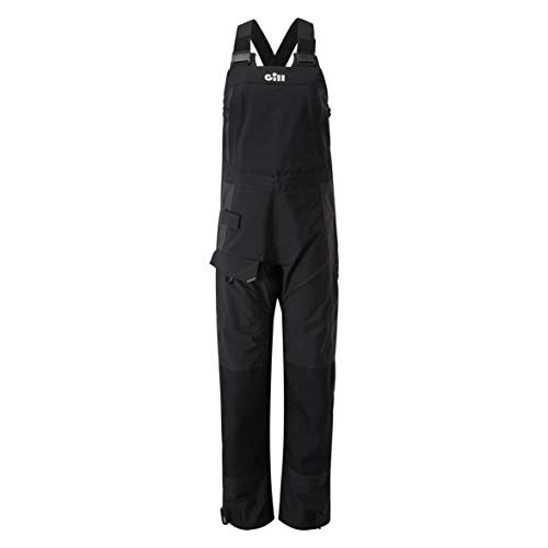 Gill Women's OS2 Offshore Waterproof Windproof Coastal Bib Trousers, Black, 12