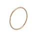 9 Karat Solid Rose Gold 22 Gauge ( 0.6MM ) - 5/16 ( 8MM ) Length Seamless Continuous Hoop Nose Ring