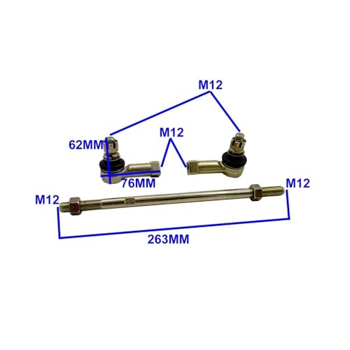 Biellette de direction quad 250cc XY250 piece de rechange train avant