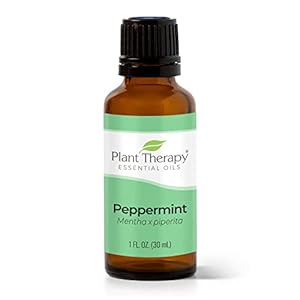 Plant Therapy Peppermint Essential Oil 30 mL (1 oz) 100% Pure, Undiluted, Natural Aromatherapy for Diffuser & Topical Use, Relaxation, Digestion, Respiratory, & Massage, Peppermint Oil for Skin & Hair