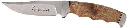 Browning Fixed Blade with Burlwood Handle, 9.5 in. BR537