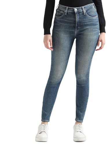 Calvin Klein Jeans High Rise Super Skinny Ankle...