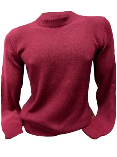 Laine d'alpaga pour homme rouge bordeaux XS idéal pour vos sorties d'hiver