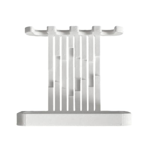 Soporte para cabezal de cepillo de dientes eléctrico, 4 ranuras, estante de secado para encimera de baño, organizador de ahorro de espacio, soporte de cabeza eléctrica