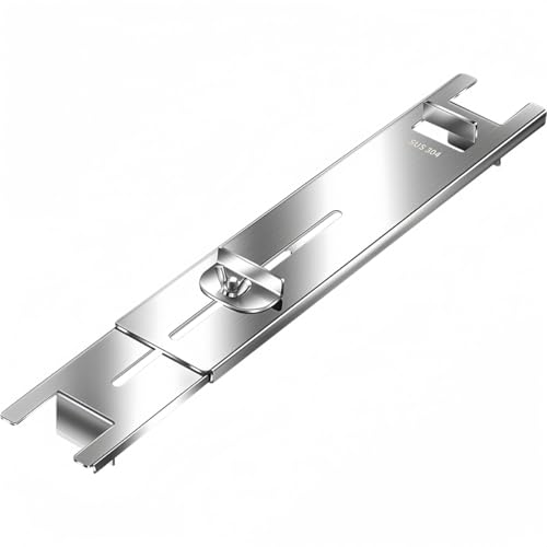 Gettimore Support de pierre à aiguiser réglable au-dessus de l'évier en acier inoxydable, base antidérapante pour pierres de 10 à 25 cm et éviers de cuisine de 32 à 46 cm