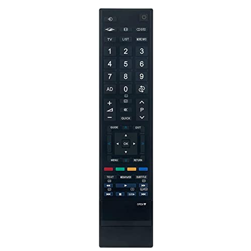 VINABTY CT-90345 Replacement Remote Control Fit for Toshiba TV 32XV743 40SL733G 32A3030DB 40RV753 32SL733G 46SL733G 40WL753 40VL733G 46VL748 40SL733 32SL733 40WL743 47V635D 32SL753B 40WL753G 46WL753
