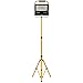LED Baustrahler Arbeitsstrahler mit Stativ Fluter Strahler Kaltweiß 30W Leistung 2400 Lumen Lichtstrom 157cm Stativ