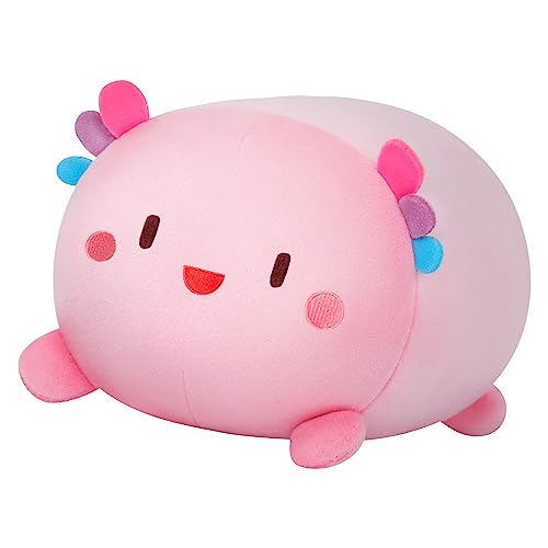 Mewaii Almohada Peluche Kawaii Axolotl 20CM Juguetes de Animales Lindo Cojines de Peluche Stitch Que Respira Regalo para Niños Niñas
