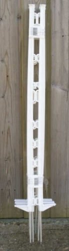 FarmcareUK 4ft White standard Electric Fence Posts Pk10