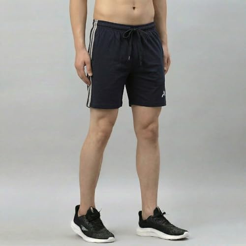 Image of Amul Comfy Men Ultra Soft Cotton-Rich Drawstring Lounge Shorts